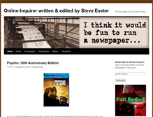 Tablet Screenshot of online-inquirer.com